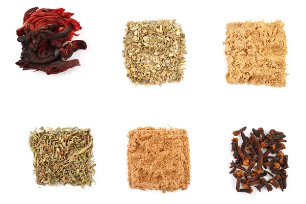 Herbal tea and herbs — Stock Photo, Image