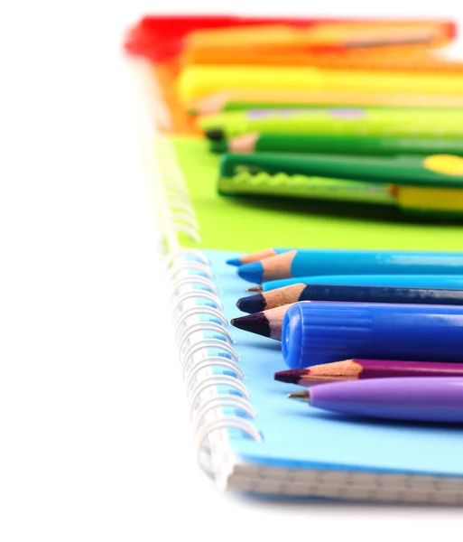 Colorful school stationery — Stock Photo, Image