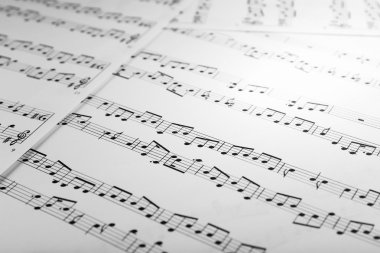 Müzik sayfaları arka plan