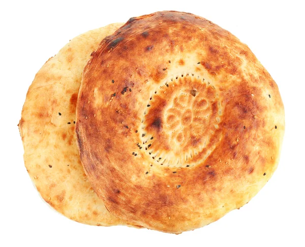Pita bread isolated on white — Stock Photo, Image