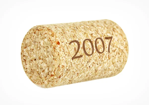 Wine corks isolated on white — Stock Photo, Image