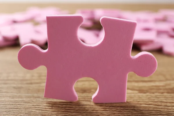 Piezas de rompecabezas rosa —  Fotos de Stock