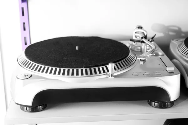 Modern turntable close up — Stock Photo, Image