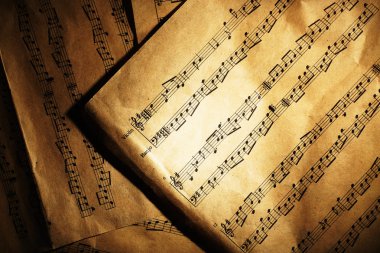 müzik Not arka planı