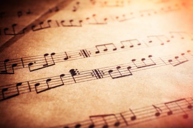 müzik Not arka planı