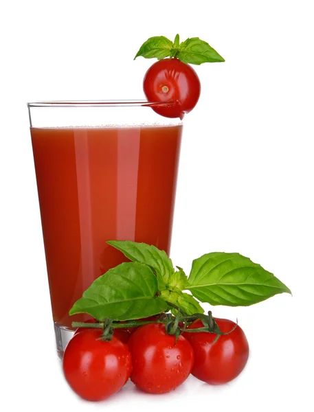 Glass of tomato juice — Stock Photo, Image