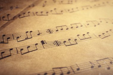 müzik Not arka planı