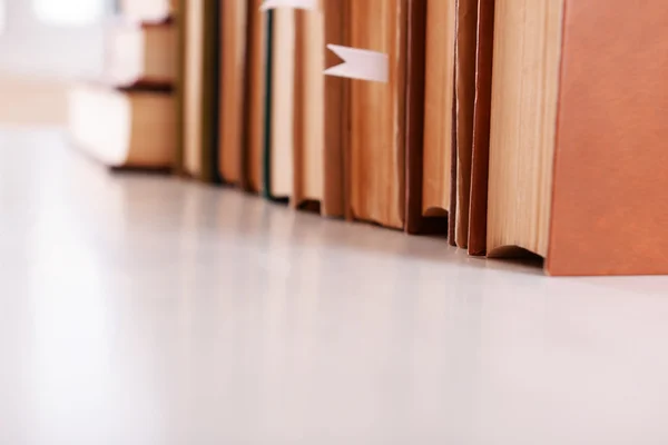 Stack of books on table — Stock Photo, Image