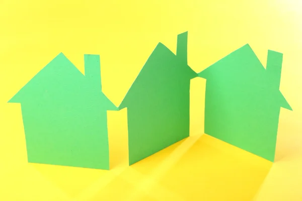 Color paper houses — Stock Photo, Image