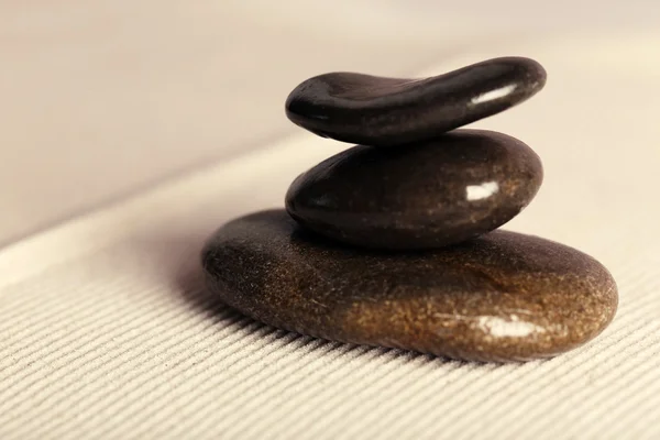 Zen garden with stones Royalty Free Stock Photos