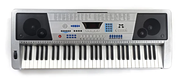 Beyaz izole synthesizer — Stok fotoğraf