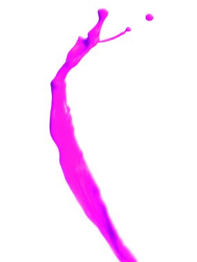 beyaz izole sıçramasına boya