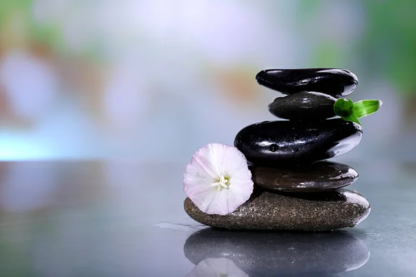 Stack of spa stones — Stock Photo, Image