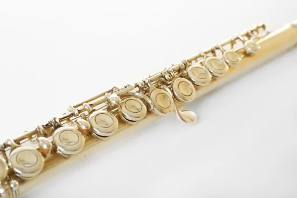 Flute isolated on white — Stock Photo, Image