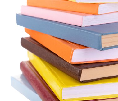 yığın açık renkli kitap
