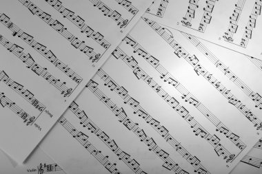 Müzik sayfaları arka plan