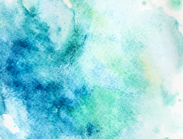 Watercolor texture on paper close-up — Stock Photo, Image