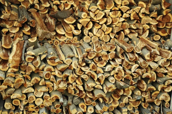 Pozadí hromadu dřeva — Stock fotografie