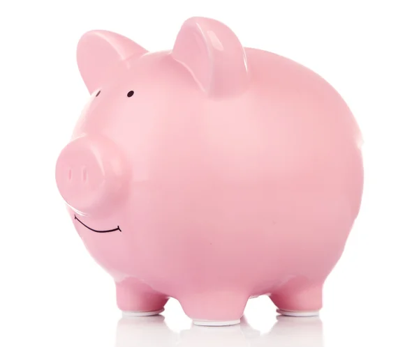 Banco de cerâmica rosa Piggy — Fotografia de Stock