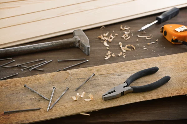 çalışma alanı inşaat araçları ile yakın çekim