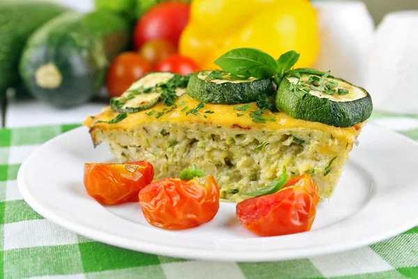 Casserole with vegetable mallow — Stock Photo, Image