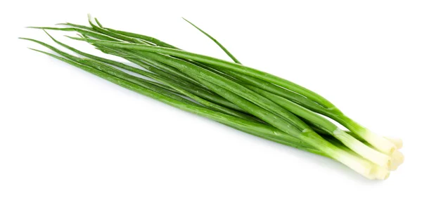 Cebolla verde aislada sobre blanco —  Fotos de Stock