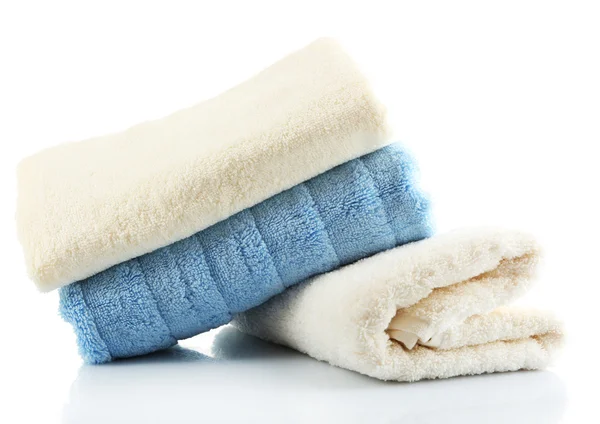 Stack of colorful towels — Stock Photo, Image