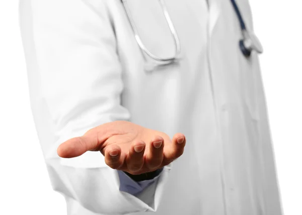 Doctor holding something — Stock Photo, Image
