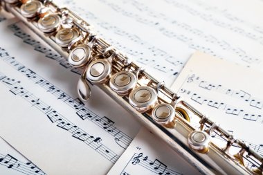 Müzik notaları flüt