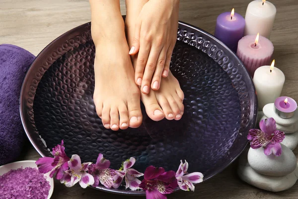 Procedimiento de pedicura spa — Foto de Stock