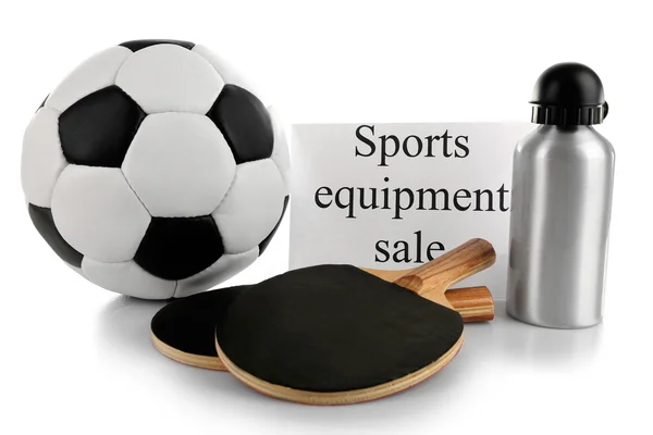 Продаж спортивних товарів — стокове фото