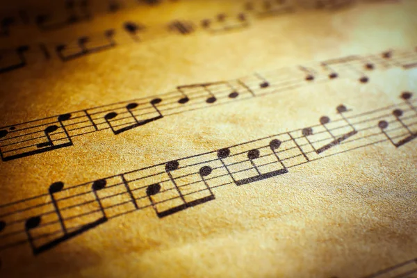 Music notes background — Stock Photo, Image