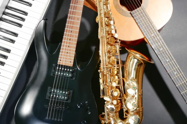 Musical instruments, closeup