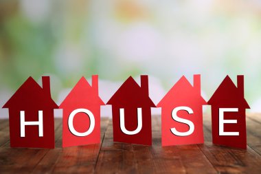 Arka plan kağıt evler