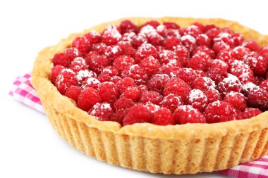 taze ahududu ile tart