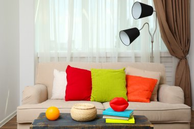 Modern oturma odası.