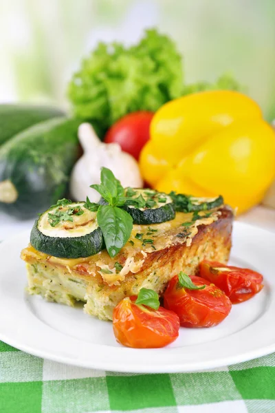 Casserole à la mauve aux légumes — Photo