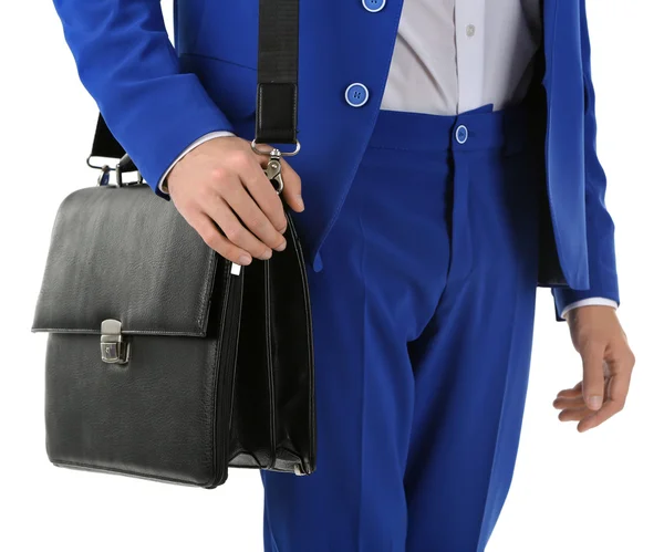 Business man with briefcase — Stock Photo, Image