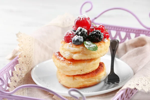 Krapfen von Quark — Stockfoto