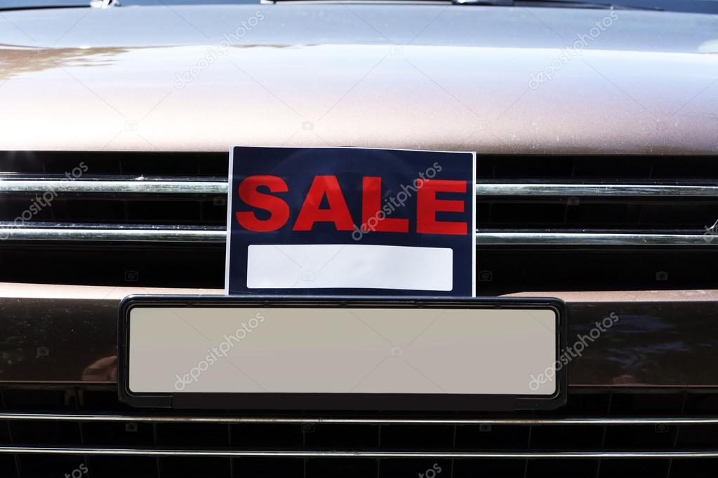 for sale sign on windshield of car stock photo belchonock 80650140 for sale sign car