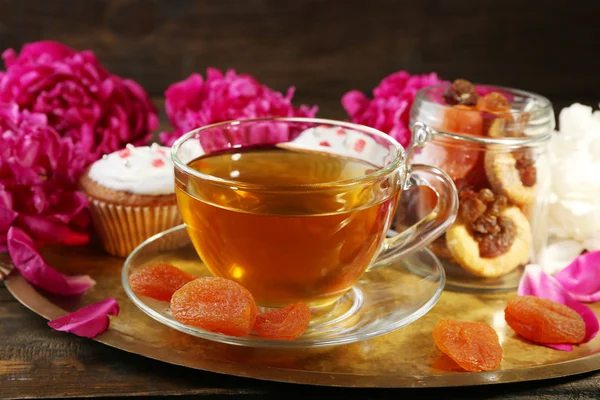 Bitkisel çay ile kompozisyon — Stok fotoğraf