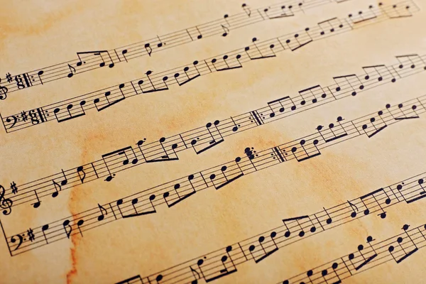 Music sheet background — Stock Photo, Image