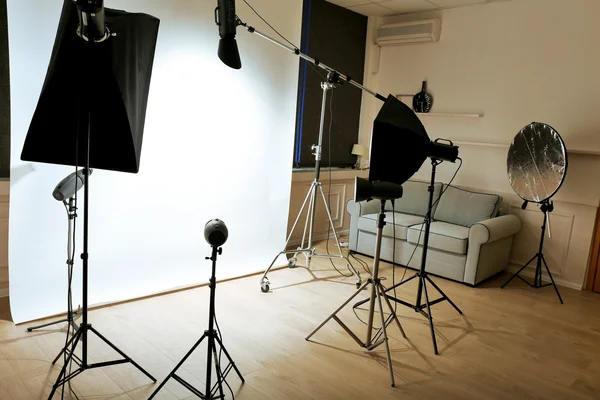 Lege fotostudio — Stockfoto