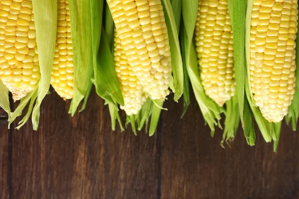 Fresh corn on cobs — Stock Photo, Image