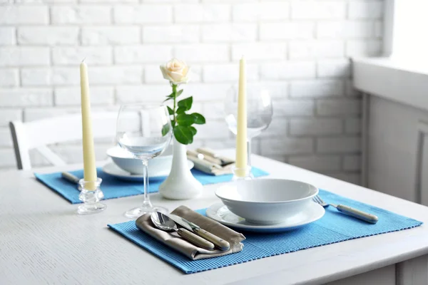 Beautiful table setting — Stock Photo, Image