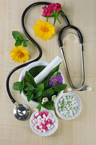 Alternative medicine herbs — Stock Photo, Image