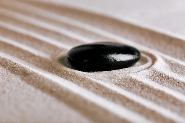 Zen garden with stone for relaxation — Stock Photo, Image