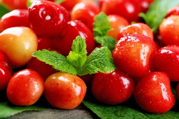 Cerejas doces, close-up — Fotografia de Stock