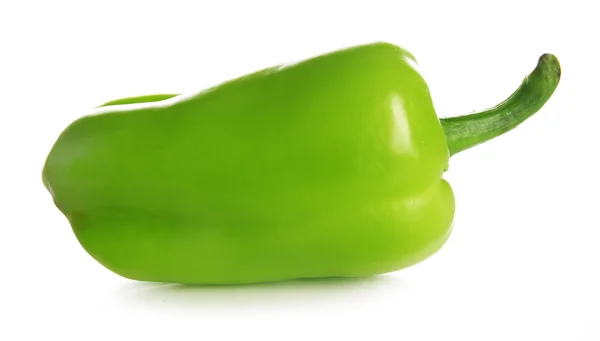 Green pepper isolated on white — Stock Photo, Image