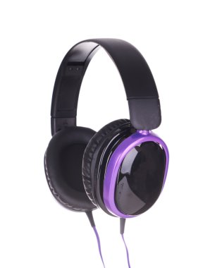 Kulaklıklar beyaza izole edildi